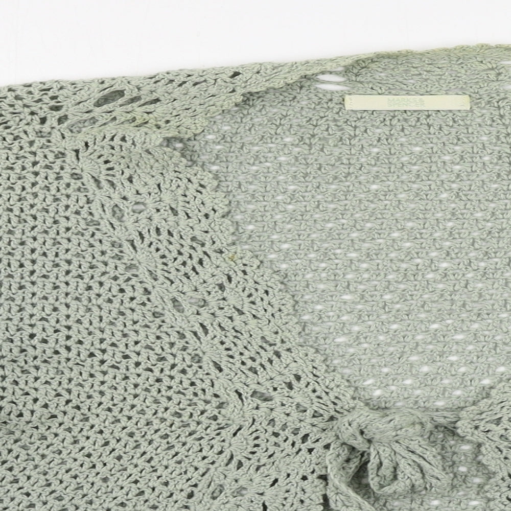 Marks and Spencer Womens Green   Cardigan Jumper Size 16