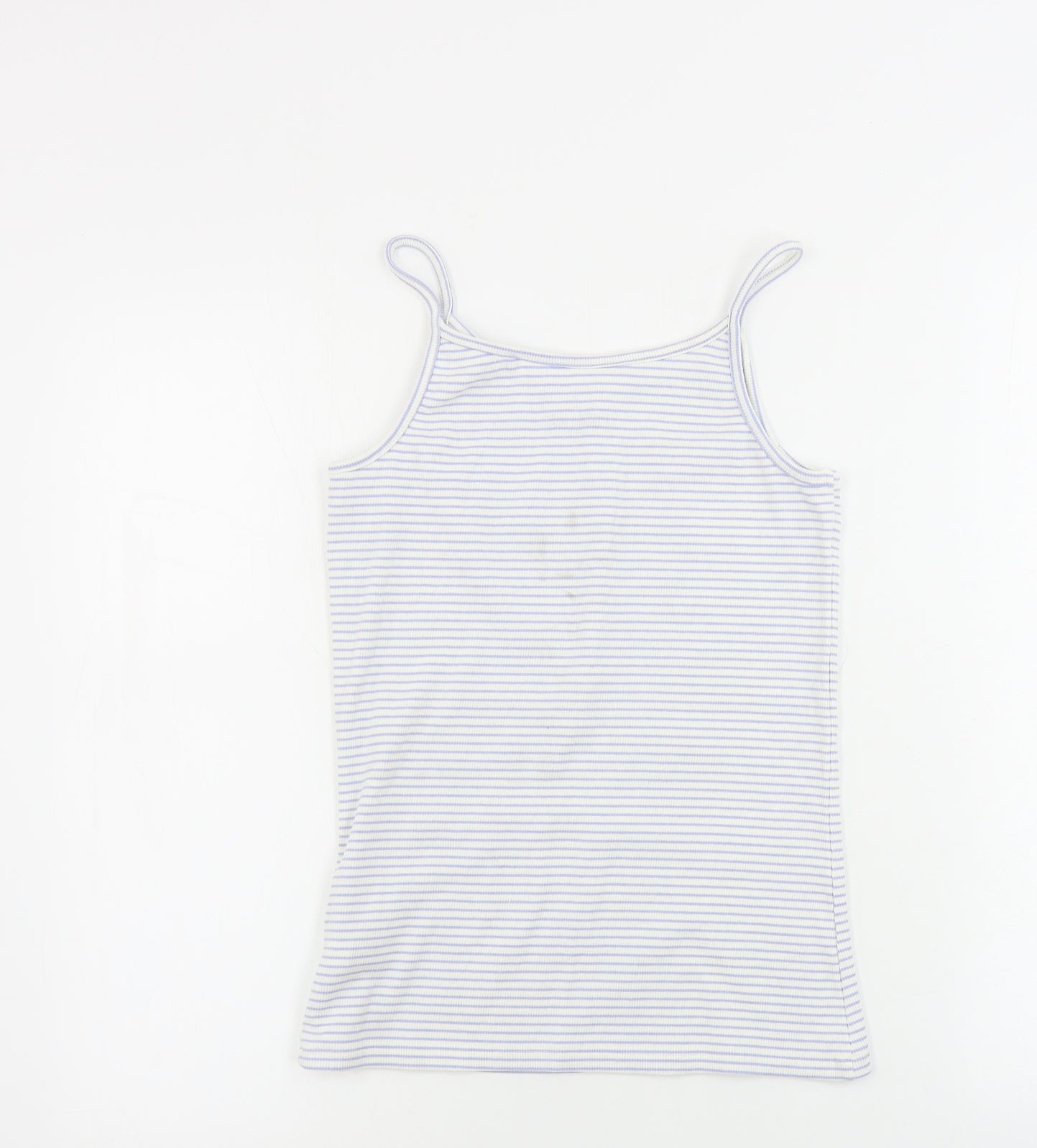 NEXT  Womens White Striped  Basic Tank Size 12