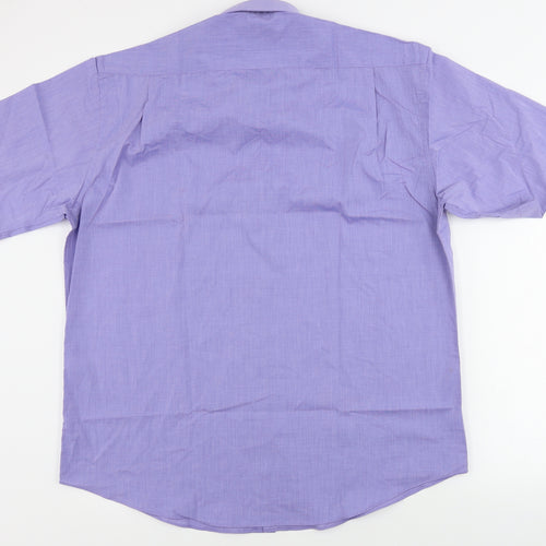 X Mens Blue    Dress Shirt Size 16.5