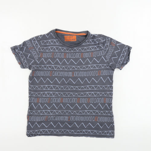 Marks and Spencer  Boys Grey   Basic T-Shirt Size 9-10 Years
