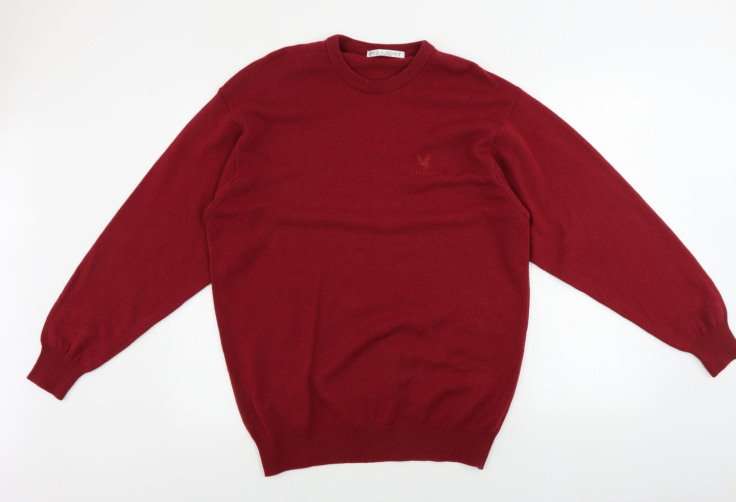 Lyle & Scott  Mens Red   Pullover Jumper Size L