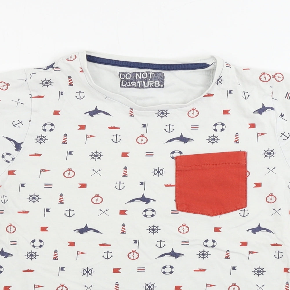 Marks and Spencer  Boys White   Basic T-Shirt Size 10-11 Years