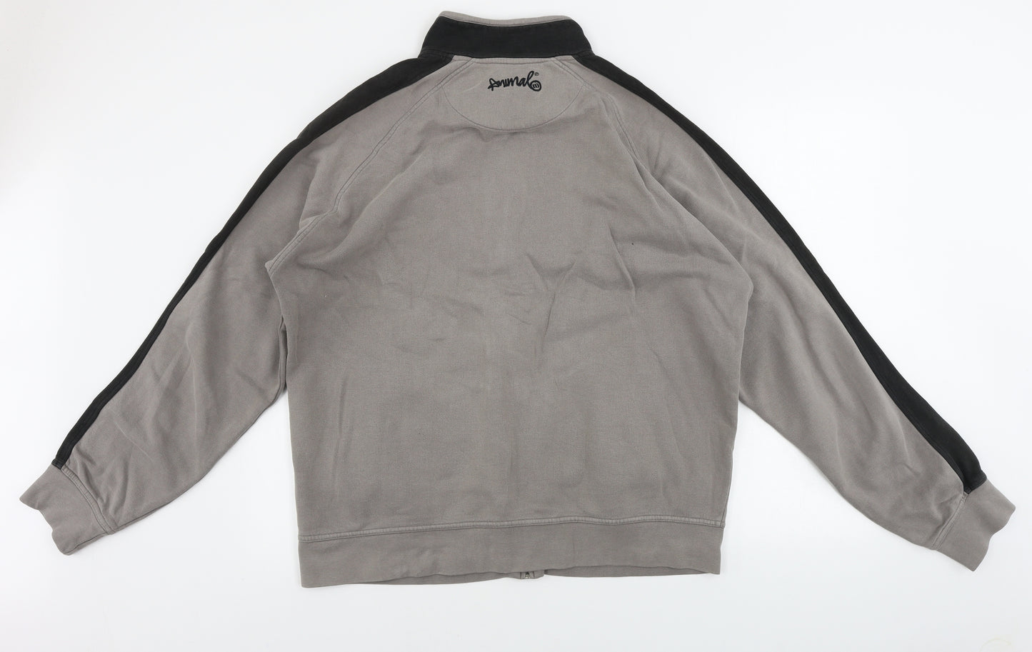 Animal Mens Grey   Full Zip Jumper Size XL