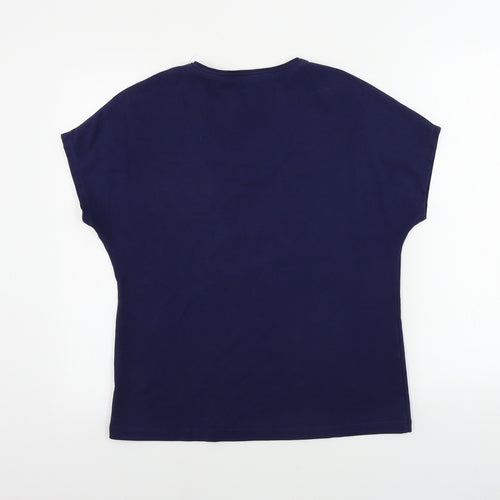 Marble   Womens Blue   Basic Polo Size L