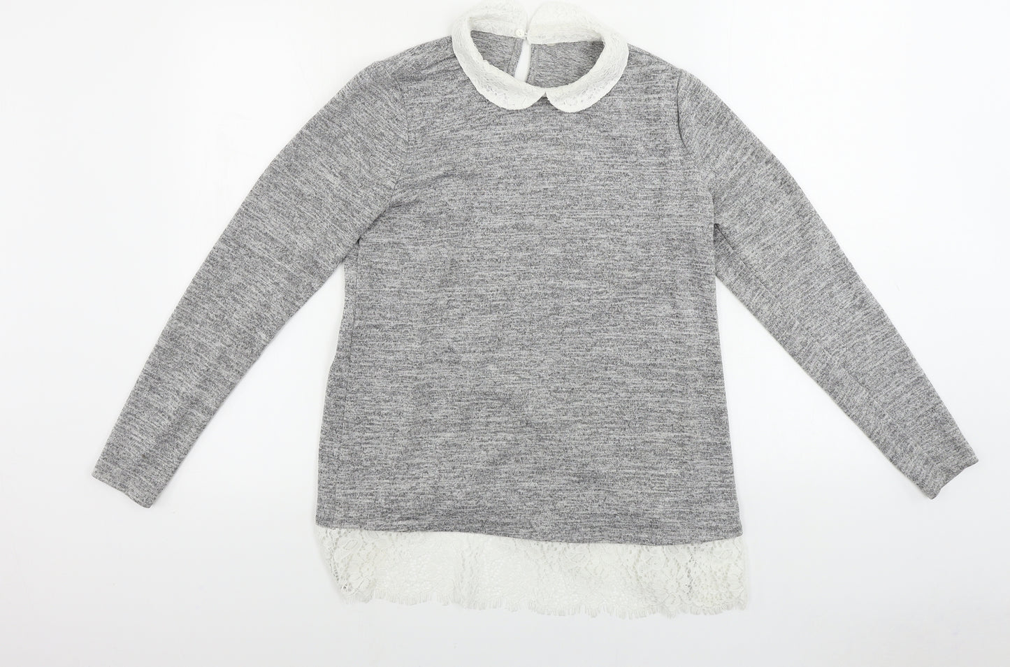 TU Womens Grey   Pullover Jumper Size 10