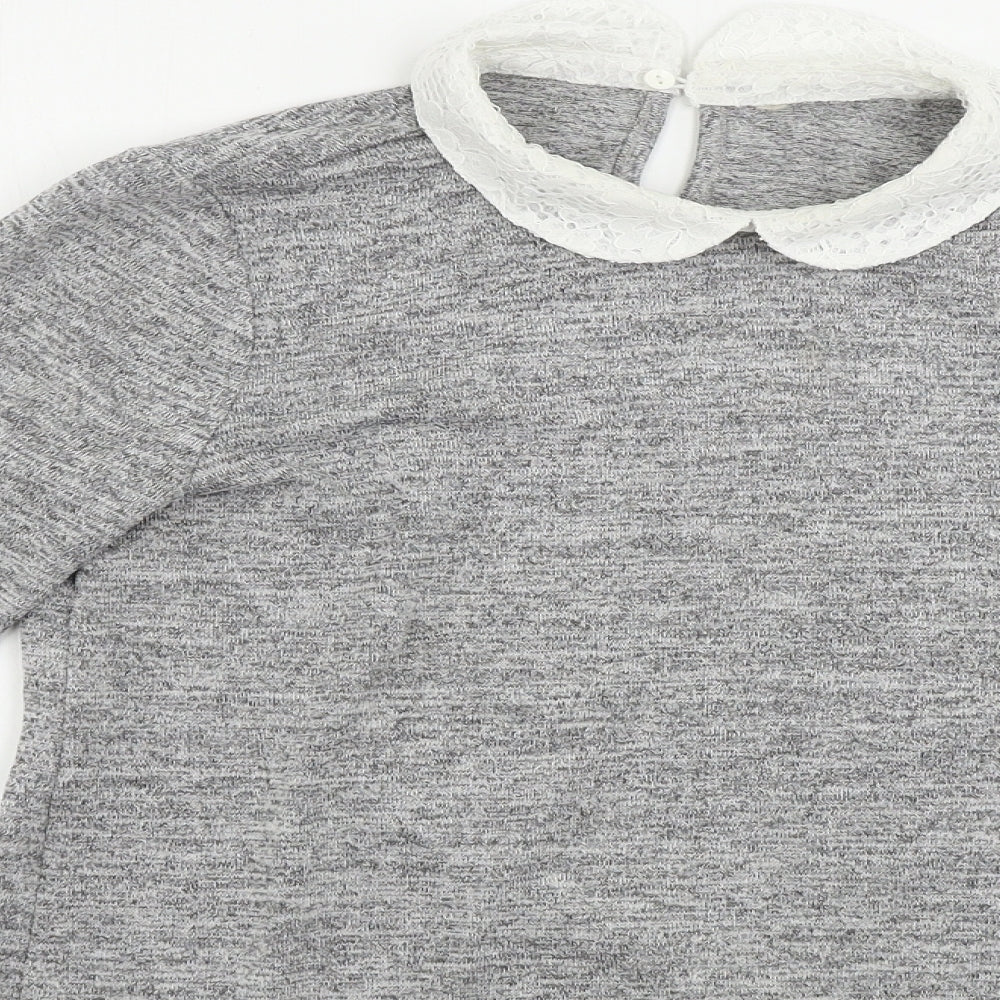 TU Womens Grey   Pullover Jumper Size 10