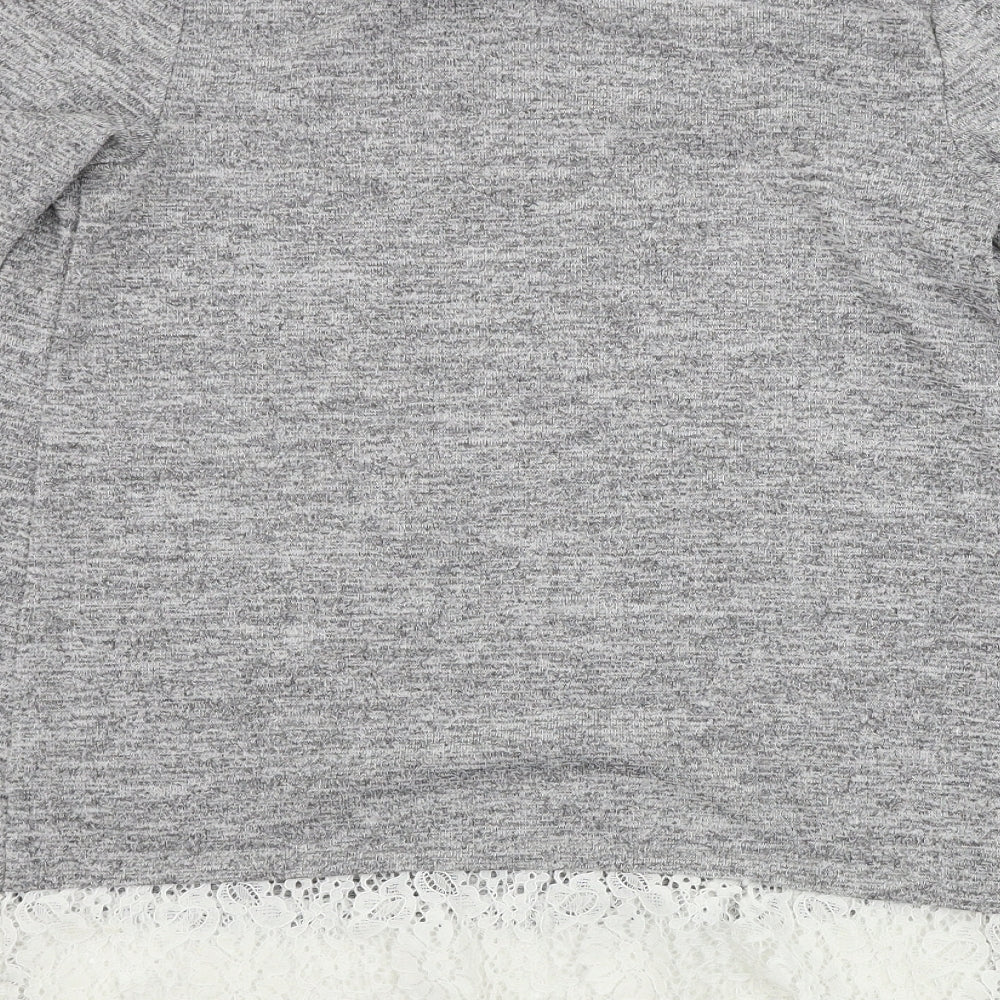 TU Womens Grey   Pullover Jumper Size 10