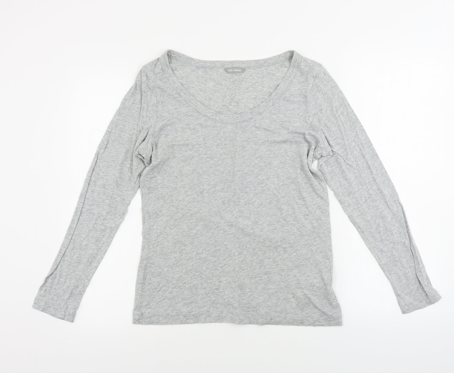 Marks and Spencer  Womens Grey   Basic T-Shirt Size 14