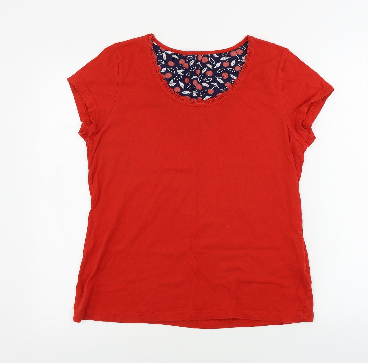 Marks and Spencer  Womens Red   Basic T-Shirt Size 12