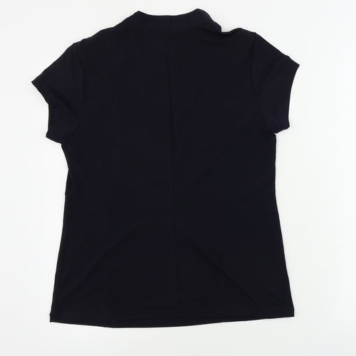 Grace Womens Blue   Basic T-Shirt Size L