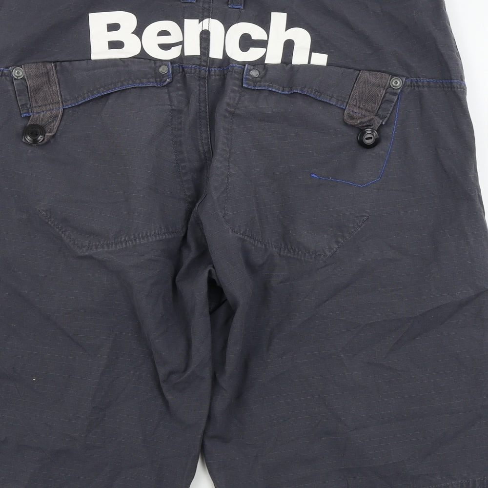 Bench Mens Grey   Chino Shorts Size 34 in