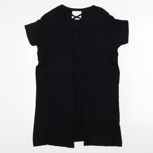 River Island  Womens Black   Basic T-Shirt Size 8