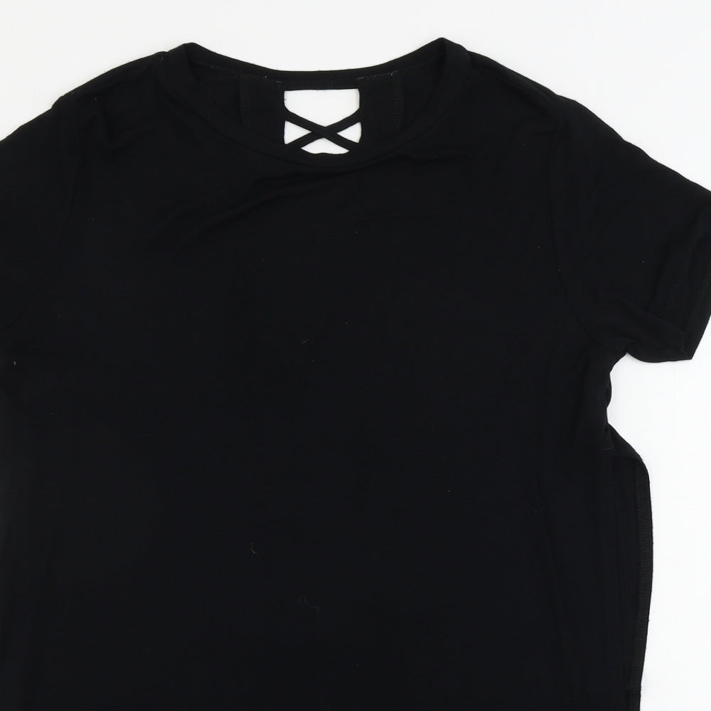 River Island  Womens Black   Basic T-Shirt Size 8