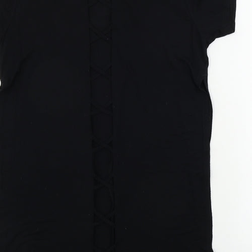 River Island  Womens Black   Basic T-Shirt Size 8