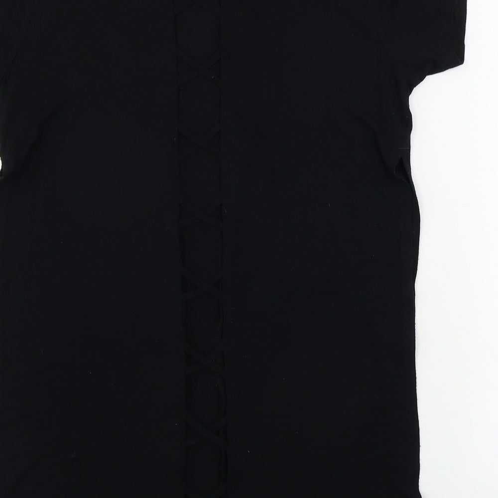 River Island  Womens Black   Basic T-Shirt Size 8