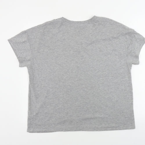 George  Mens Grey    T-Shirt Size L
