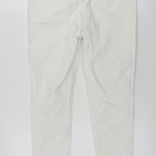 F&F  Womens White   Straight Jeans Size 28 in L26 in