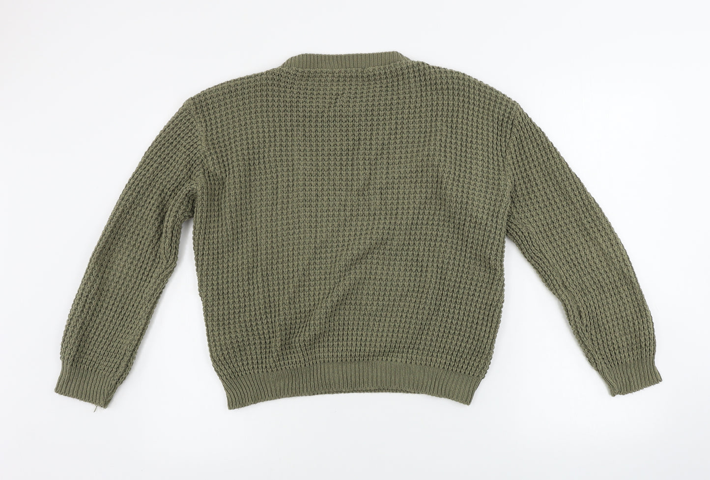 glamourus Womens Green   Pullover Jumper Size 8