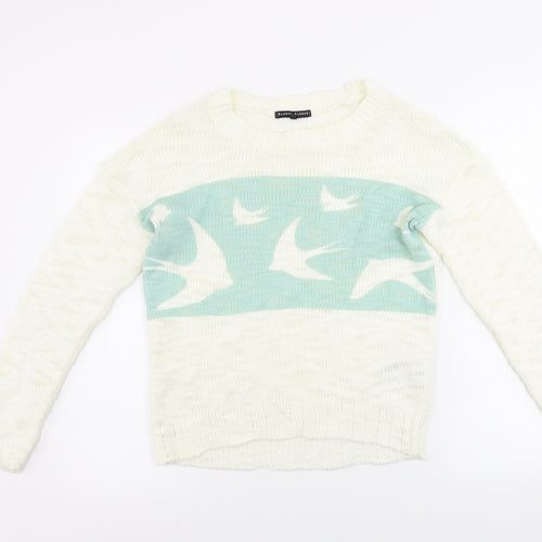 Blonde & Blonde   Womens Grey   Pullover Jumper Size 8