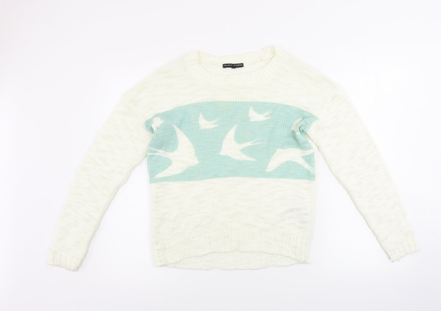 Blonde & Blonde   Womens Grey   Pullover Jumper Size 8