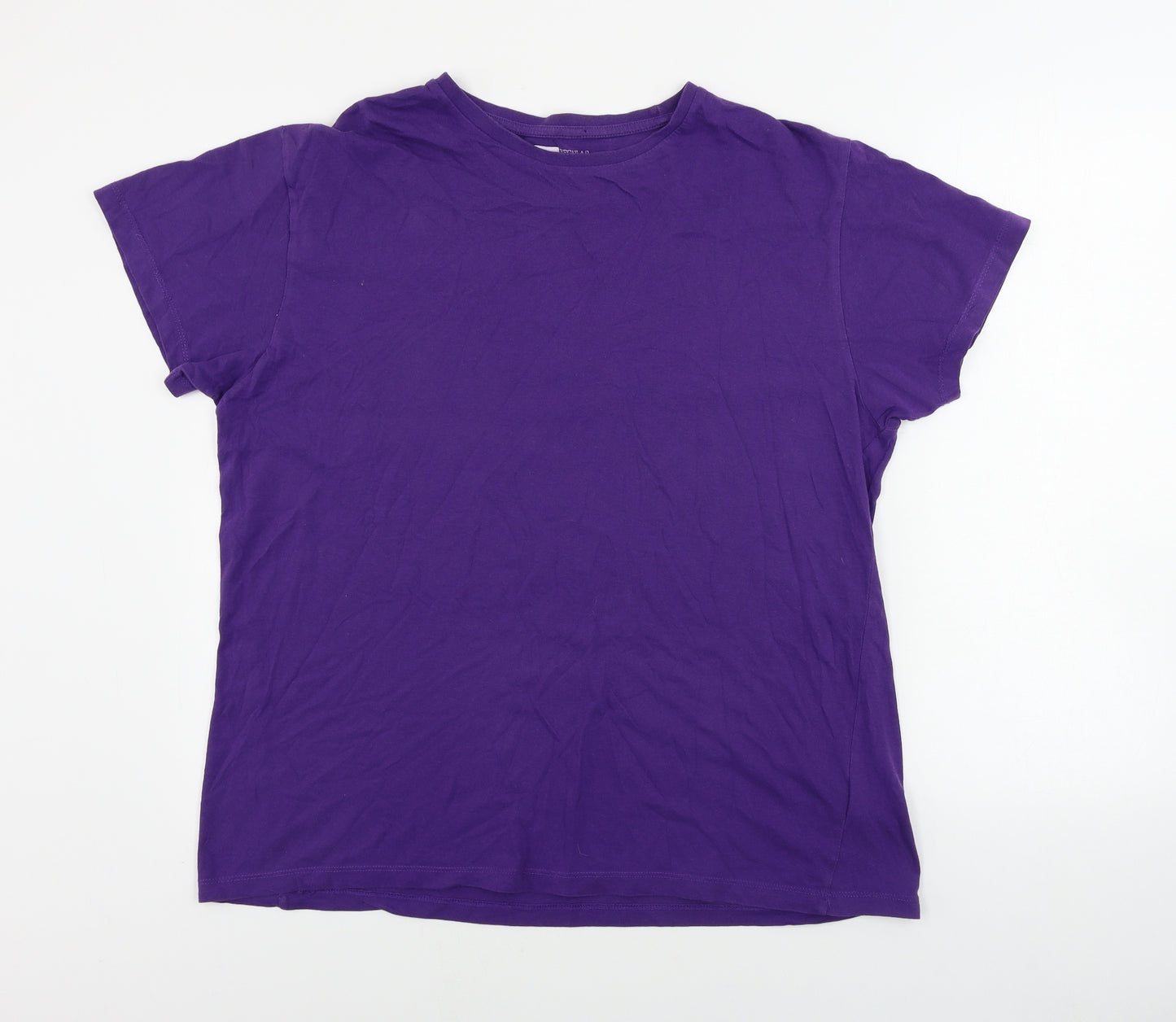 Ceader wood state  Mens Purple    T-Shirt Size L