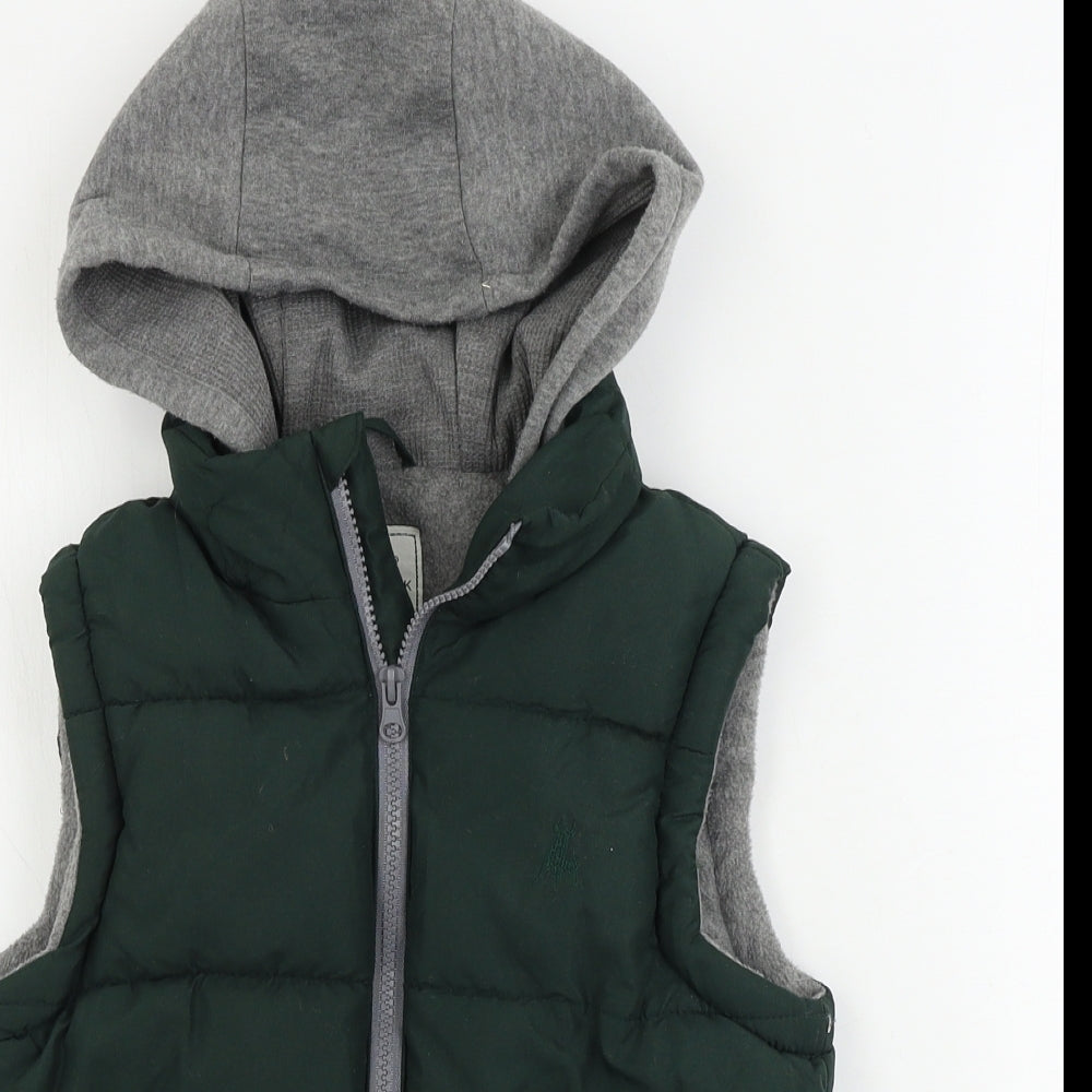 Primark  Boys Green   Gilet Coat Size 7-8 Years