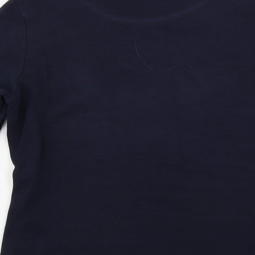 Country Casuals  Womens Blue   Basic T-Shirt Size S