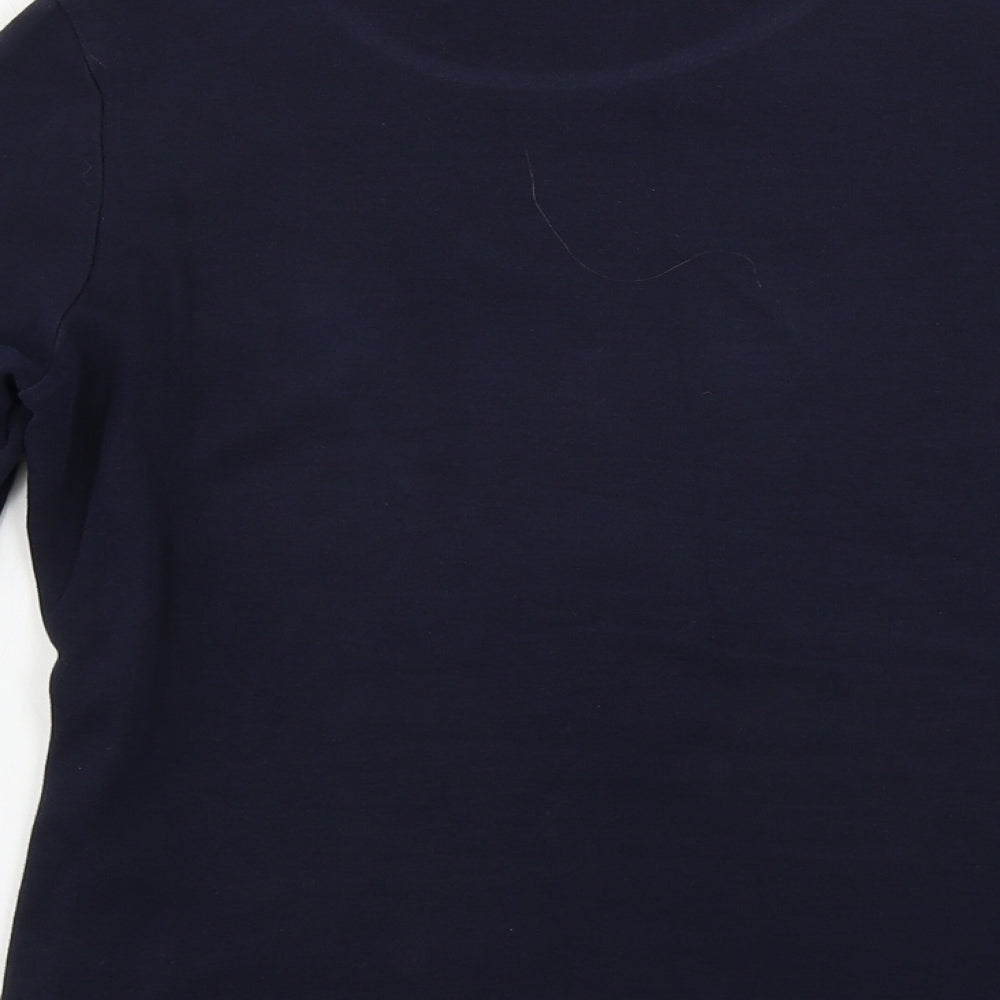 Country Casuals  Womens Blue   Basic T-Shirt Size S