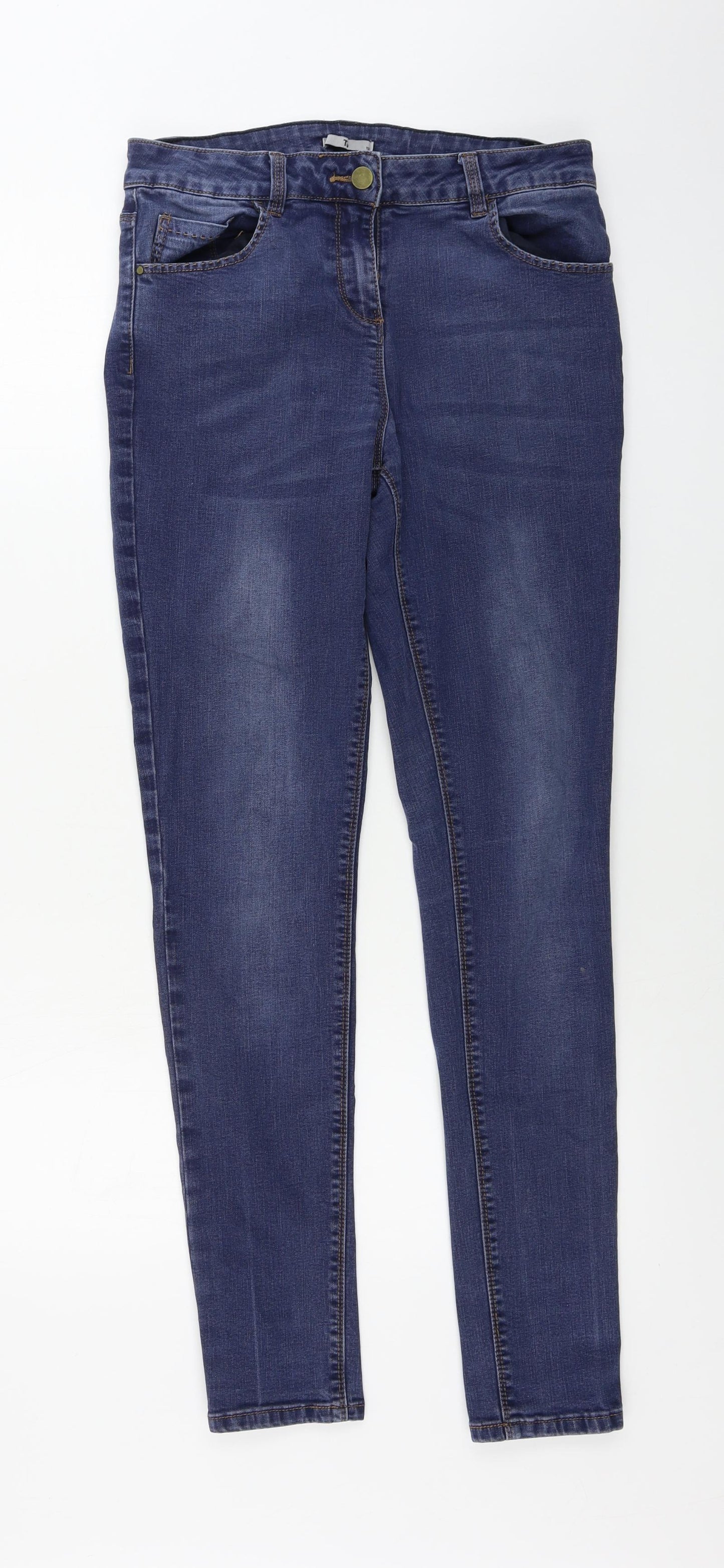 TU Womens Blue   Mom Jeans Size 12 L29 in