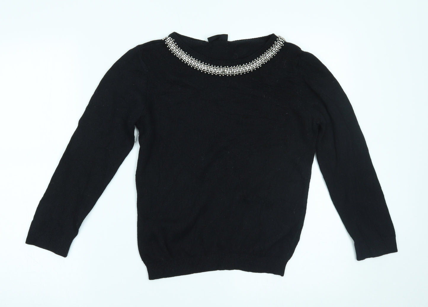 Wallis Womens Black   Pullover Jumper Size S
