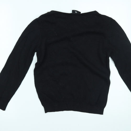 Wallis Womens Black   Pullover Jumper Size S