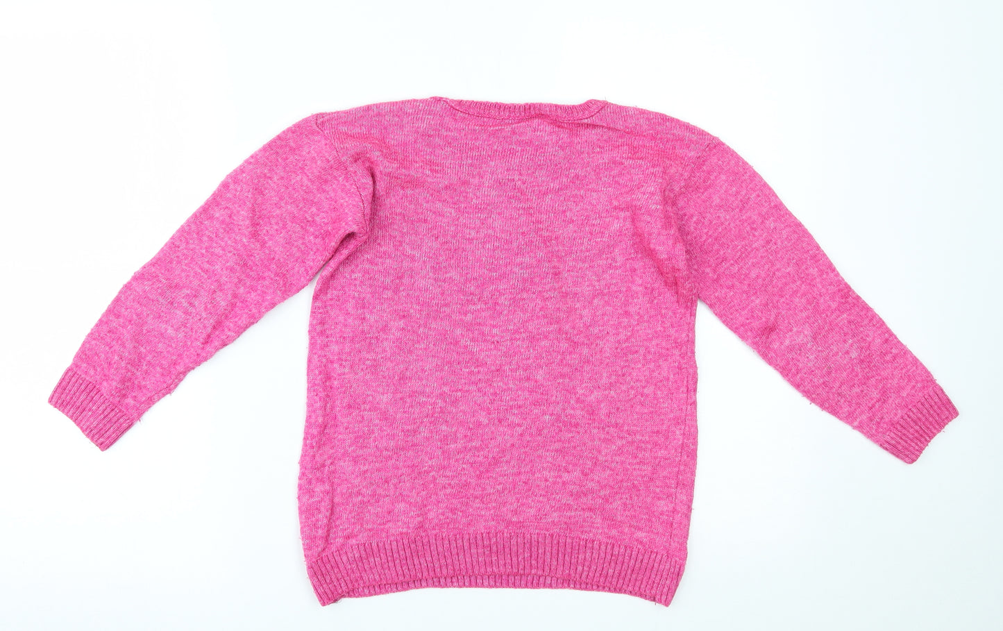 George Girls Pink   Pullover Jumper Size 8-9 Years