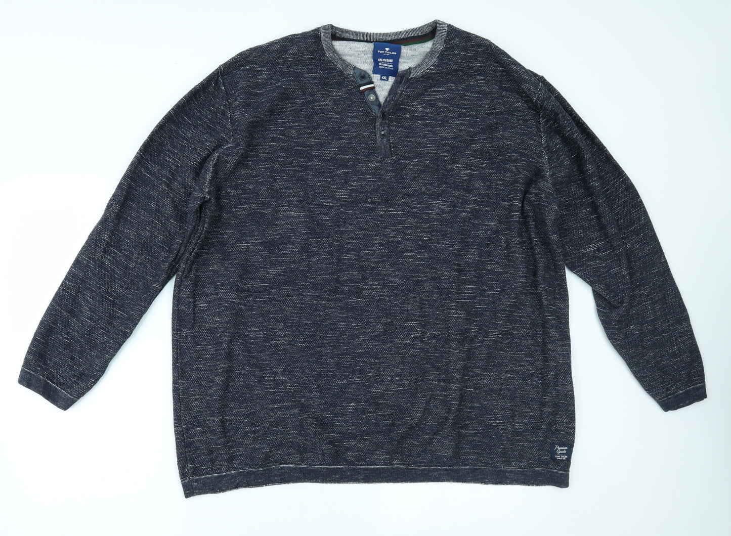 TOM TAILOR Mens Blue   Pullover Jumper Size 4XL