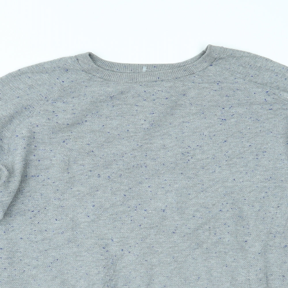 Zara Mens Grey   Pullover Jumper Size M