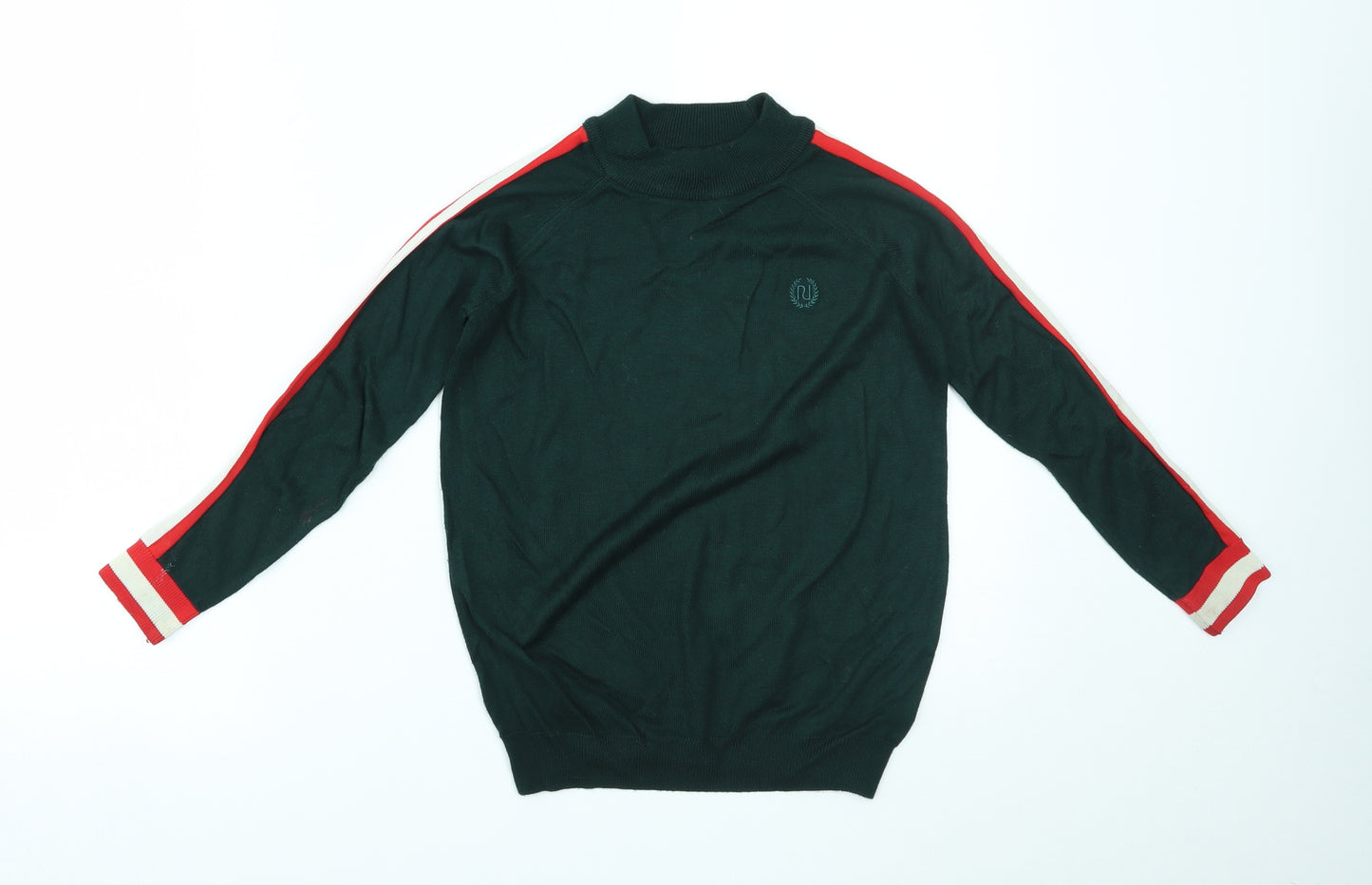 River Island Boys Green   Pullover Jumper Size 7-8 Years