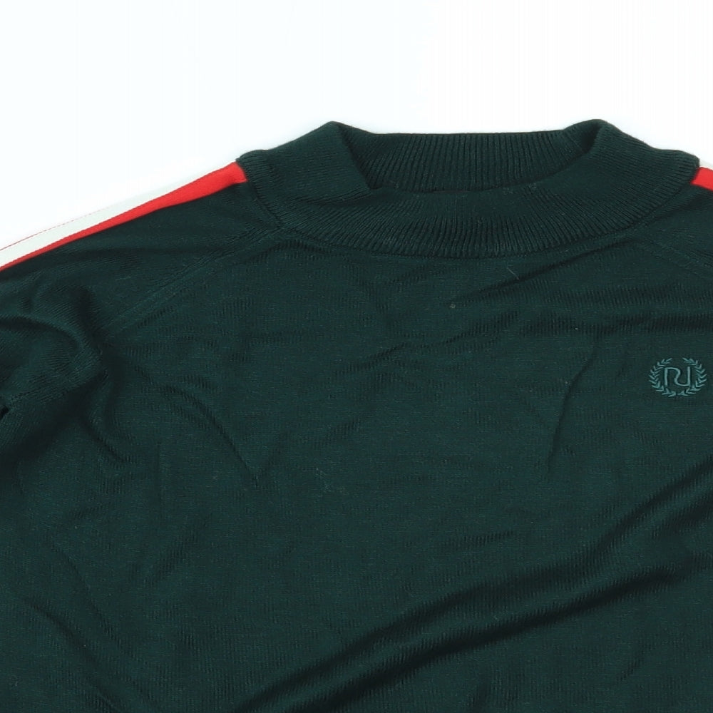 River Island Boys Green   Pullover Jumper Size 7-8 Years