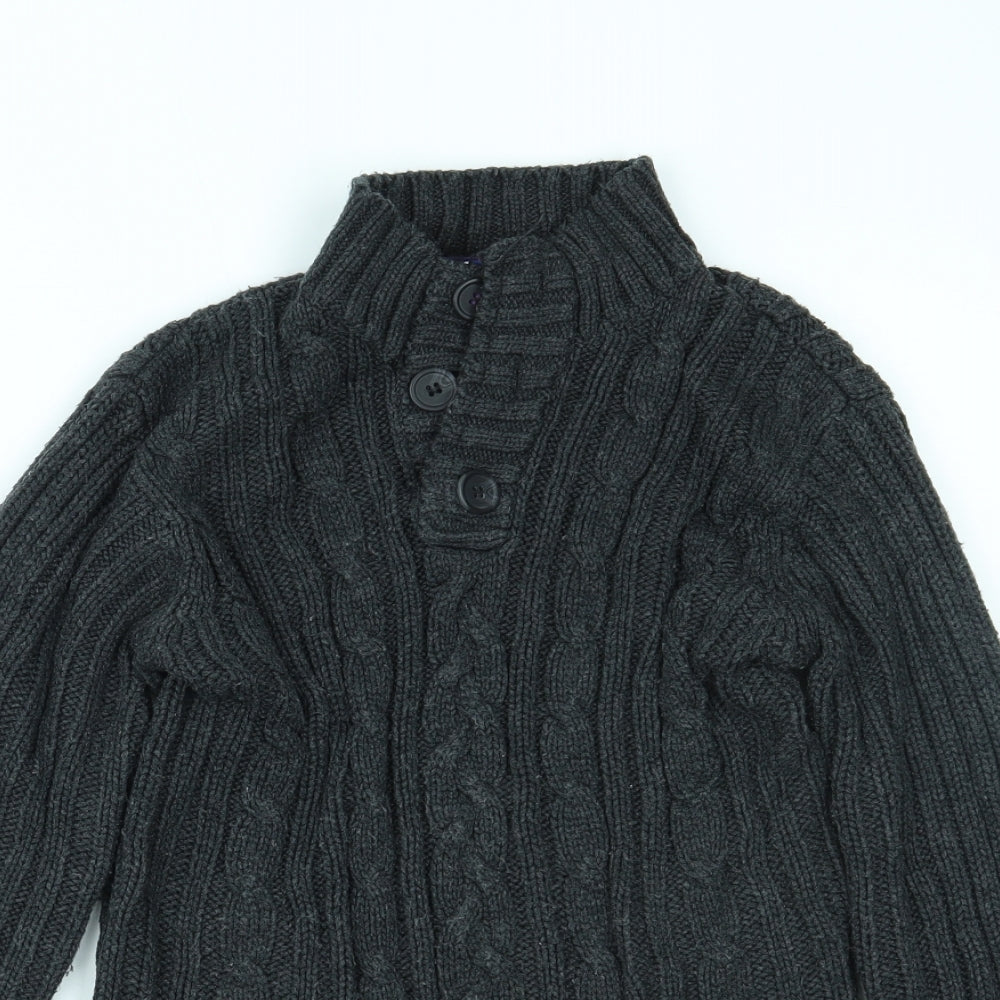 Primark Boys Grey   Pullover Jumper Size 11-12 Years
