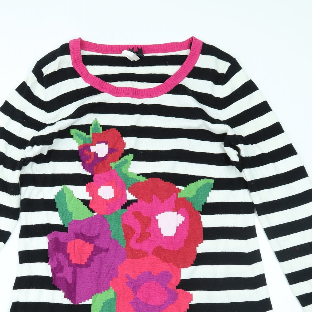 NEXT Womens Multicoloured Striped  Jumper Dress  Size 16