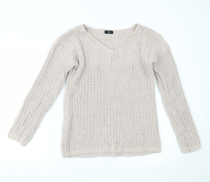 F&F Womens Pink Pullover Jumper Size 8