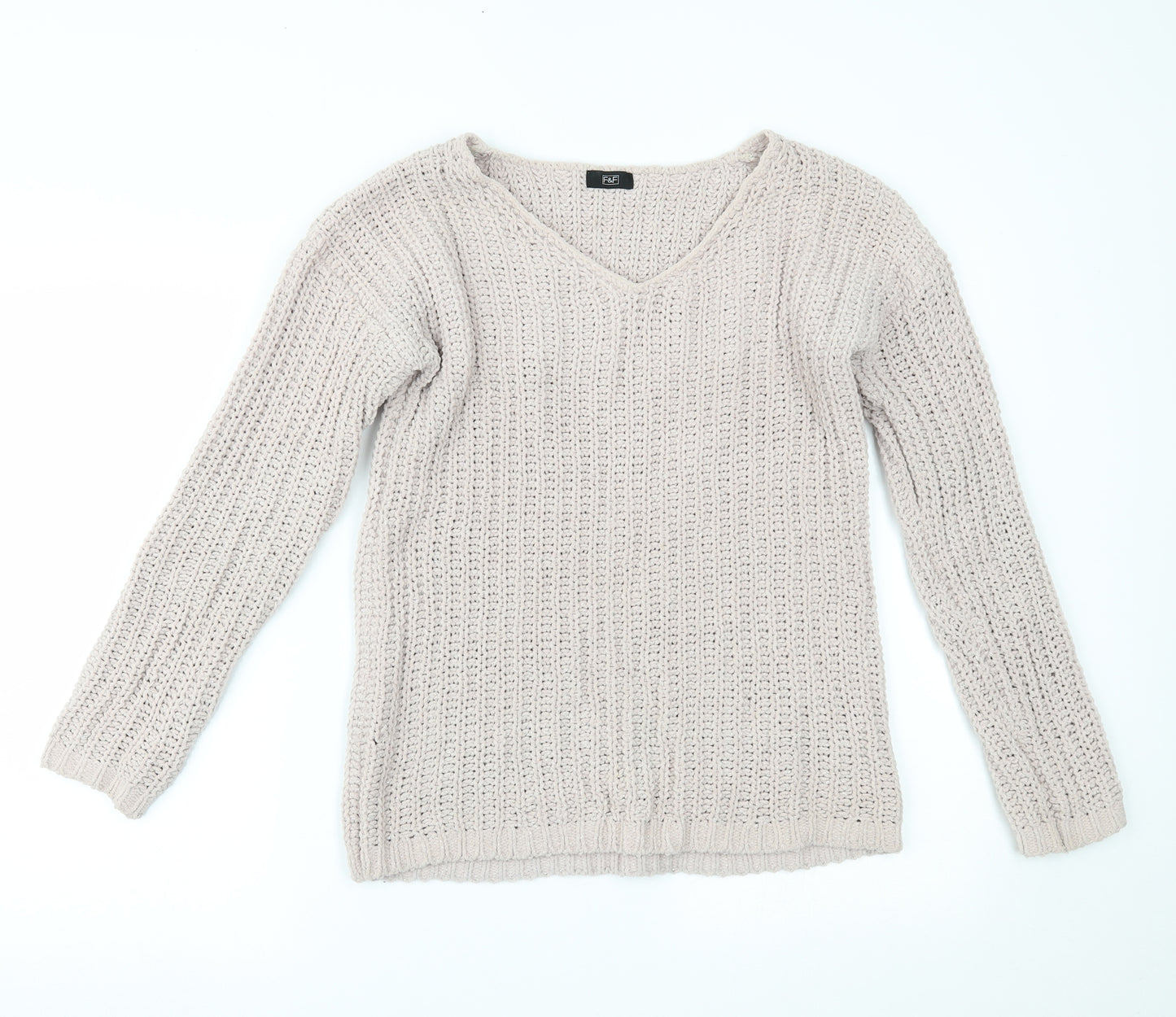 F&F Womens Pink   Pullover Jumper Size 8