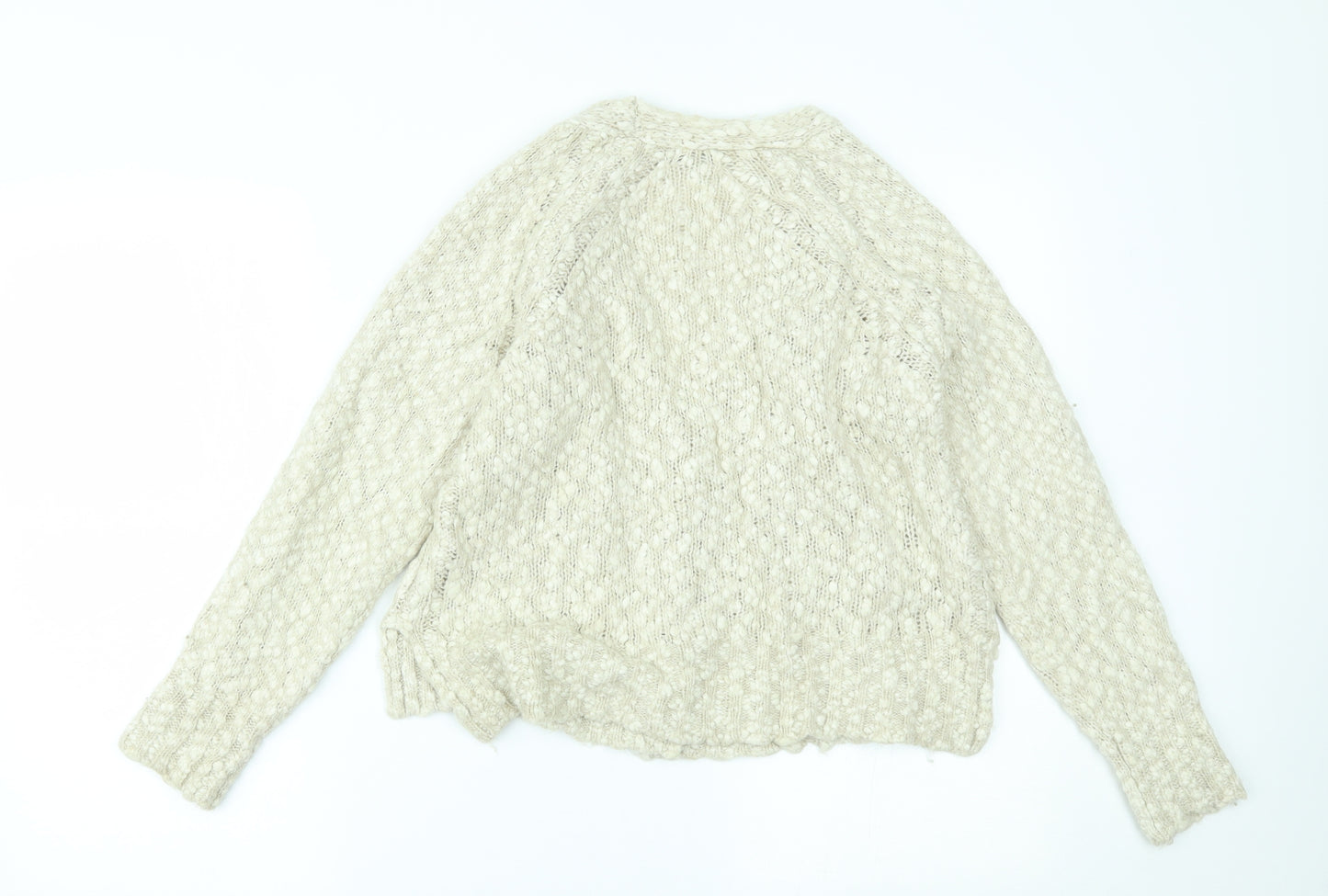 NEXT Womens Beige   Cardigan Jumper Size M