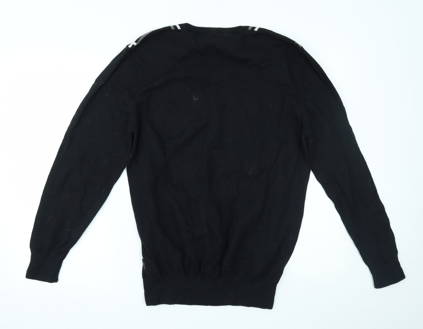 Abacus Mens Black   Pullover Jumper Size L