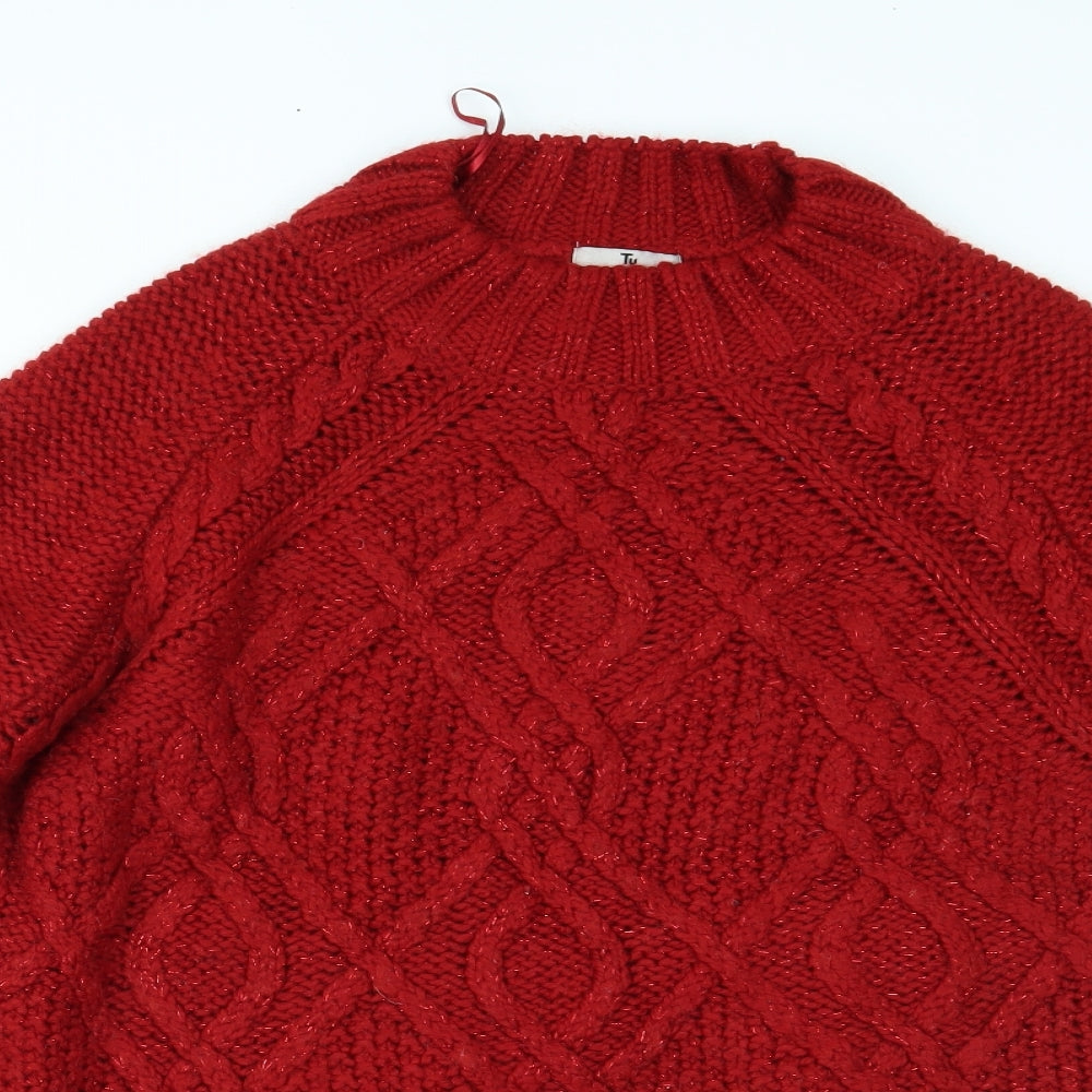 TU Womens Red   Pullover Jumper Size 22