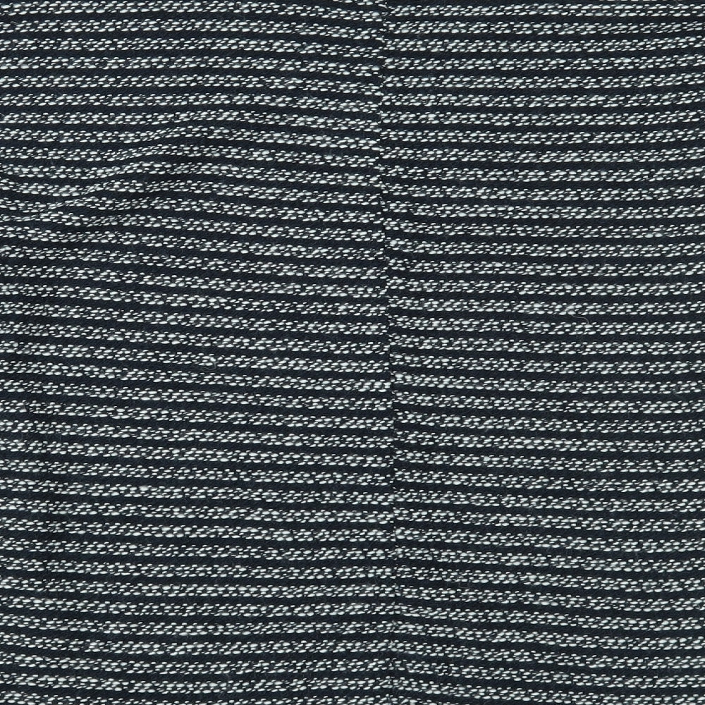 Apricot Womens Blue Striped  Basic Blouse Size M