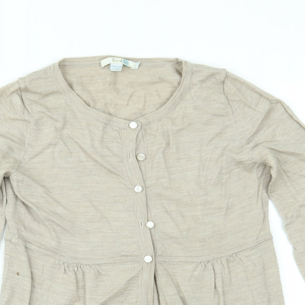 Boden Womens Beige   Cardigan Jumper Size 10