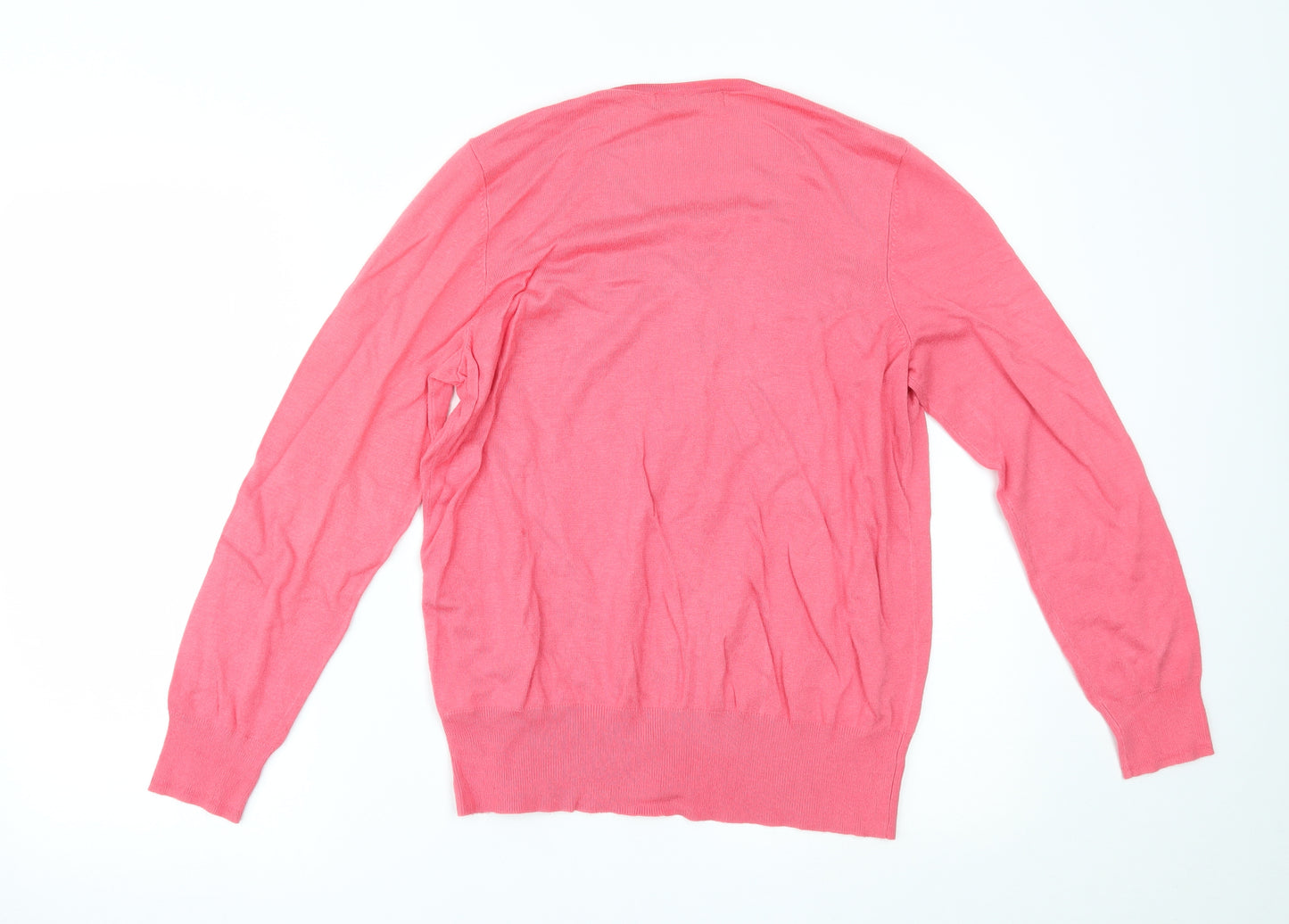 Marks and Spencer Womens Pink   Cardigan Jumper Size 16