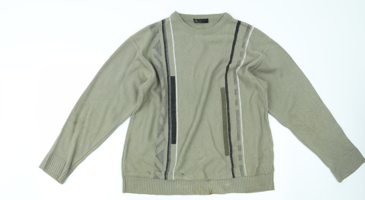 BHS Womens Green   Pullover Jumper Size M