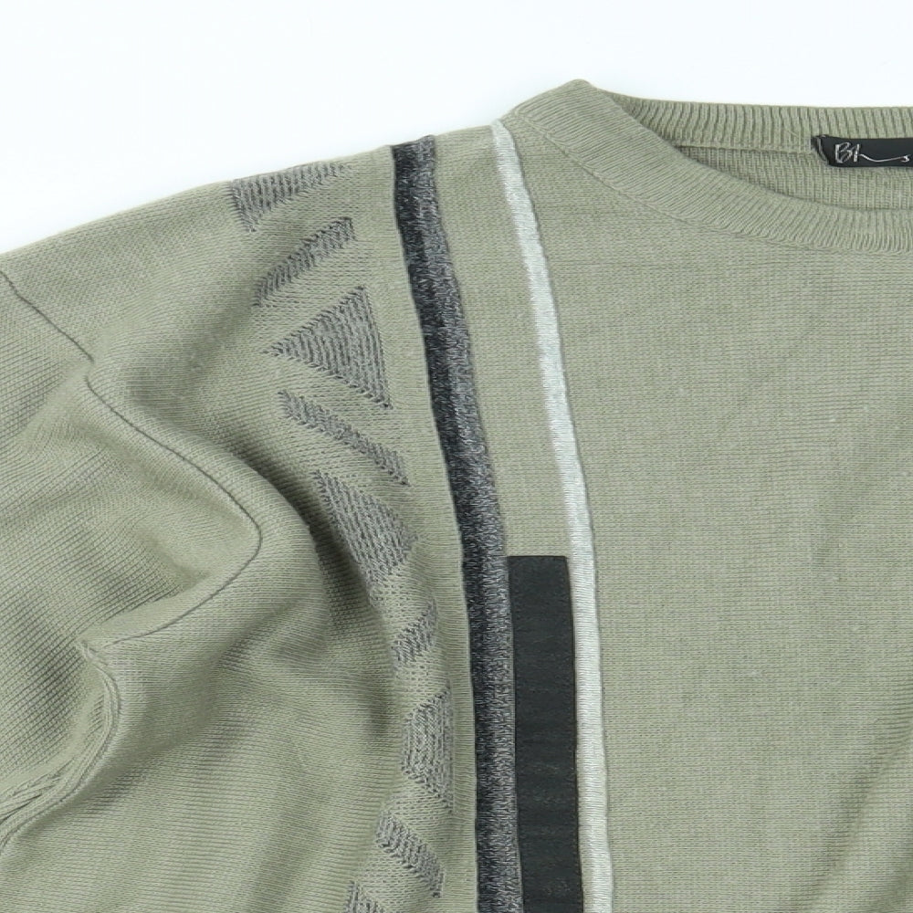BHS Womens Green   Pullover Jumper Size M