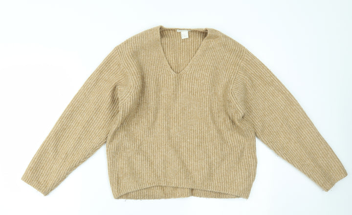 H&M Womens Brown   Pullover Jumper Size XS