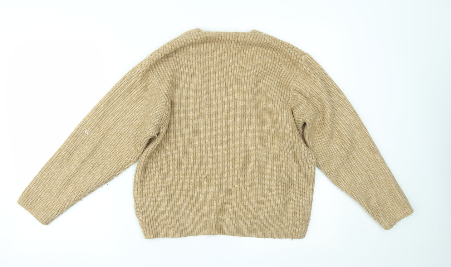 H&M Womens Brown   Pullover Jumper Size XS